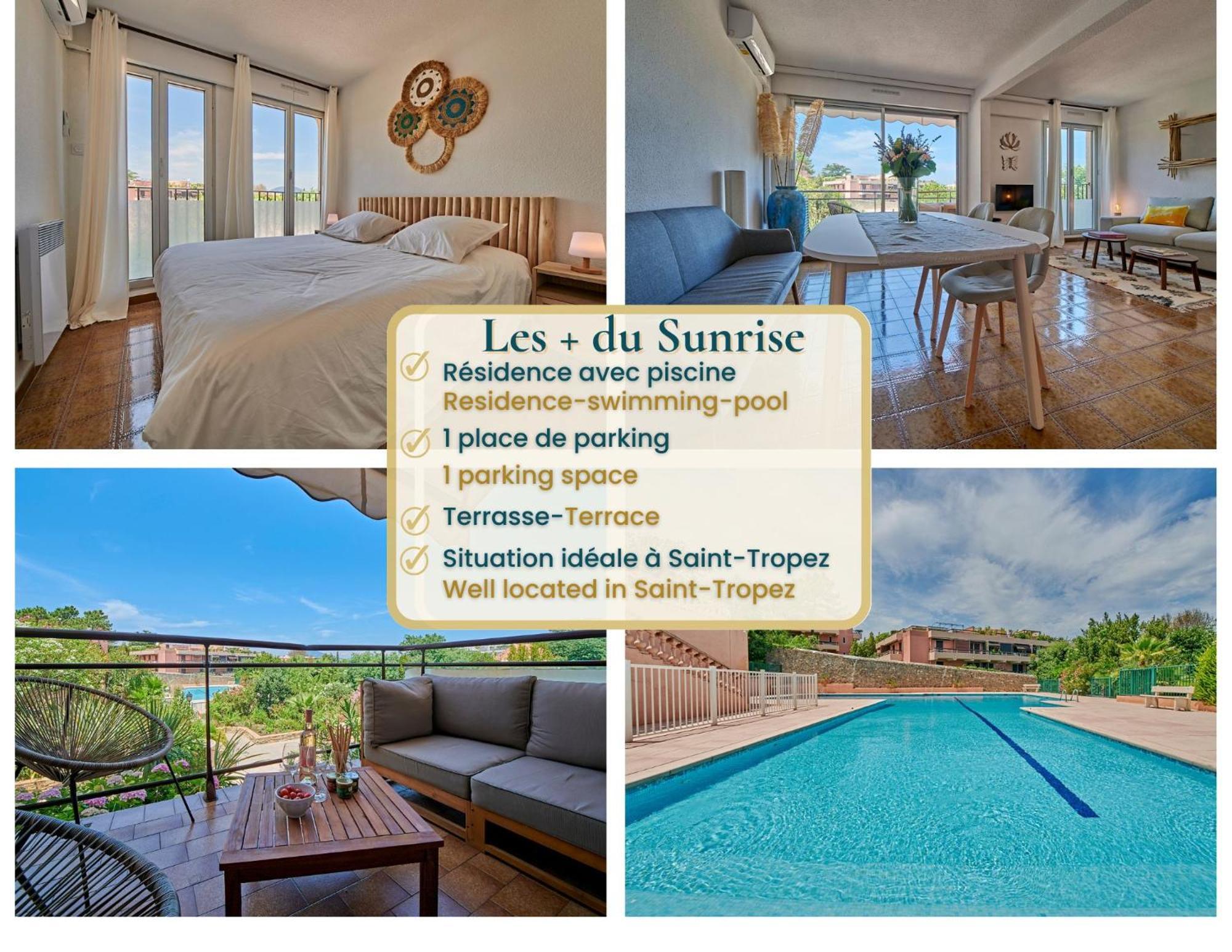 شقة Sunrise -Swimming-Pool-Saint-Tropez Center-Parking المظهر الخارجي الصورة